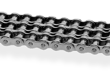 Triple strand roller chain