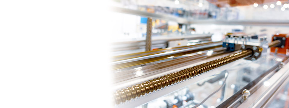 Linear ball screws for precise linear movement and positioning