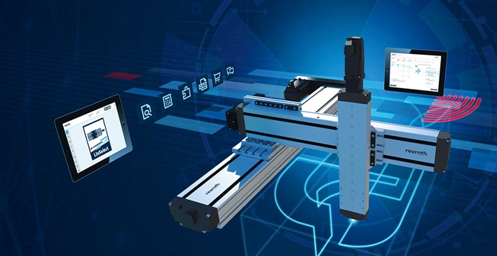 Machine automation computer graphic