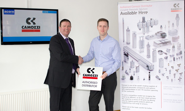 Gavin Stacey UK Sales Manager and Les Brogden Northern Key Account Manager for Camozzi