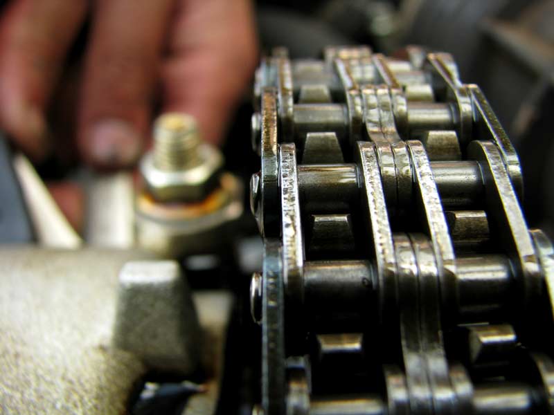 Troubleshooting roller chain wear