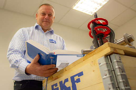 Acorn's product manager with SKF catalogue