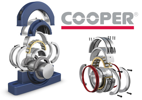 SKF Cooper split to the shaft bearings