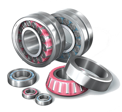 A range of NSK bearings with moulded oil lubricant