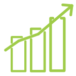Increase productivity icon