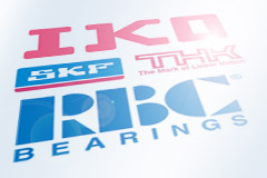 IKO SKF THK RBC logos