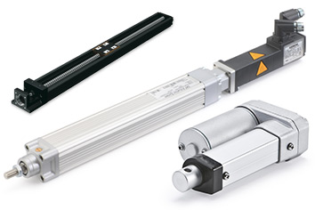 A range of linear actuators