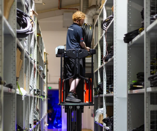 Picking power transmission products in warehouse