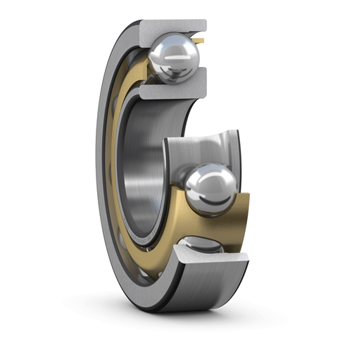 SKF angular contact ball bearing single row B(E) design with Y-cage