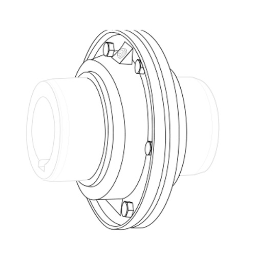 Falk 1070T20 COVER Steelflex® Grid coupling Size 1070 T20