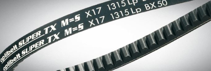Optibelt - BX39 - v-Belt - SUPER TX Raw edge belts, moulded cogged