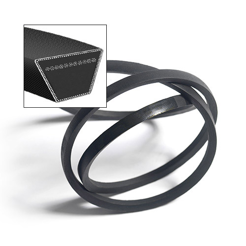 Wrapped classical v-belts plus diagram
