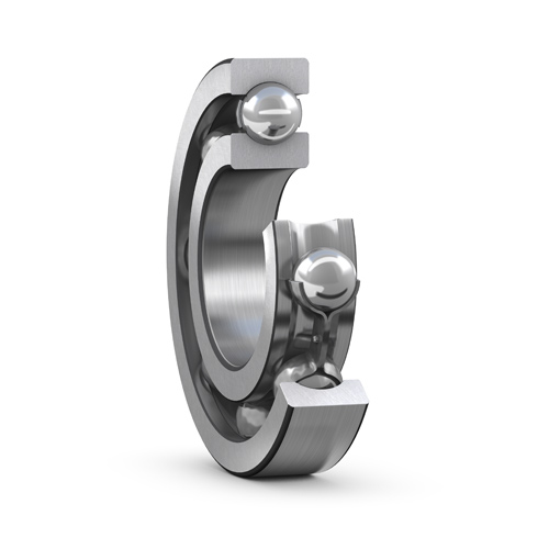 SKF Deep groove ball bearing with steel cage