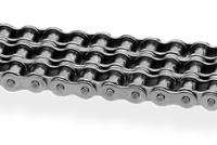 Triple strand roller chain