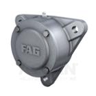 F510-WA-L,  FAG,  Flanged housing,  wide version with conical bore and clamping sleeve,  closed on one side