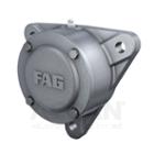 FAG 3 Bolt, Flanged housing, with conical bore and clamping sleeve, closed on one side