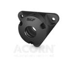 SKF FNL cast flanged, non-split housing triangle 3 bolt, through shaft