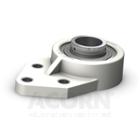 FYAWK 30 LTA,  SKF,  Food Line Y-Bearing 3-bolt flange bracket unit,  Zinc-coated bearing