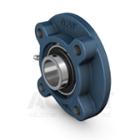 SKF Round flanged ball bearing unit, including the insert, 4 bolt holes