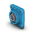 SKF Food line blue composite four bolt flange bearing unit