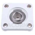 PSF30CR,  RHP,  Square 4-bolt flanged unit,  White composite and S/S Insert