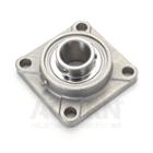 Stainless Square 4 bolt flanged bearing unit