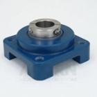 QuiKlean Hygenic Blue 4-Bolt flanged with Poly-Round Insert