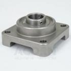 Corrosion-Resistant Stainless Ball Housed Unit with Stainless Steel Insert - QuiKlean® 4-Bolt Flange