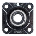 Square 4-bolt flanged unit