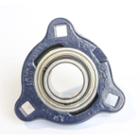 LF 25,  RHP,  Self Lube Triangular 3-bolt flange bearing unit