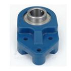 SUCBFBQK208/F,  Timken,  QuiKlean Hygenic Blue 3-Bolt flanged with Food Grade Grease