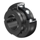 Radial insert ball bearings UK, spherical outer ring, location by adapter sleeve, RSR seals on both sides