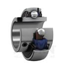 SKF Solid oil, Y-bearing with inner ring extended on both sides and grub screws