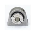 Stainless Steel Tapped Base Pillow Block (metric threads) with Low Temperature Poly-Round