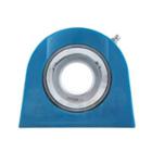 Hygenic Blue Tapped Base Pillow Block (inch threads) with Food Grade Grease