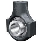 INA Take-up housing unit, cast iron housing, radial insert with eccentric locking collar, P seals 