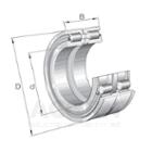INA Cylindrical roller bearing, full complement roller set, two-row