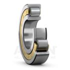 SKF Cylindrical roller bearing with riveted brass case
