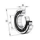 NU322-E-XL-M1-C3,  FAG,  Cylindrical roller bearing. Fixed outer ring - Inner ring slides in both directions