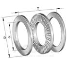 89317-M,  INA,  Axial cylindrical roller bearing