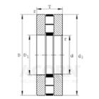 INA Axial cylindrical roller bearing, plastic cage