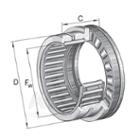 NKXR40-XL,  INA,  Needle roller/axial cylindrical roller bearing