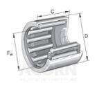 INA Drawn cup needle roller bearing with closed end
