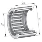 HK 2016 2RS L271,  INA,  Drawn cup Needle Roller Bearing