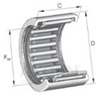 INA Drawn cup needle roller bearing with open ends, lip seal on one side