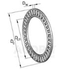 INA Axial needle roller and cage assembly