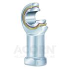 INA Rod end with internal thread, R/H thread, maintenance-free, PTFE film, brass outer ring, open