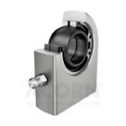 INA Hydraulic rod end, with rectangular welding face, requiring maintenance, steel/steel, open