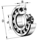 1204-K-TVH-C3,  FAG,  Self-aligning ball bearing,  tapered bore taper 1:12