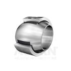 Radial spherical plain bearing, maintenance-free, PTFE composite, inner chromium coating, sealed